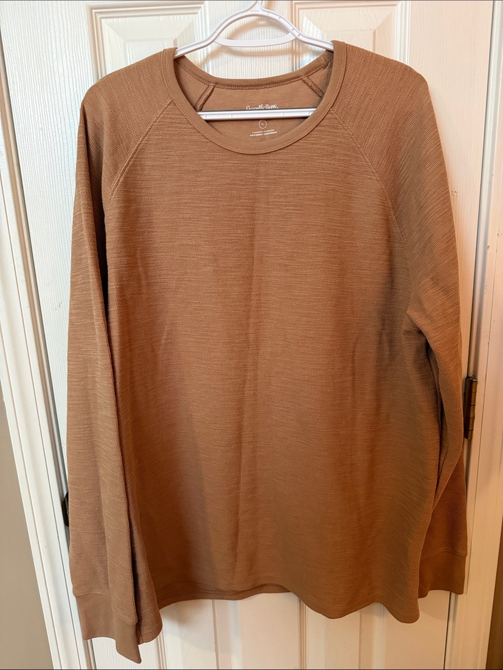 Goodfellow & Co Men's Crewneck Sweater - Camel Brown